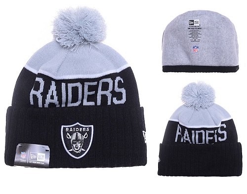 NFL Oakland Raiders Stitched Knit Beanies 014